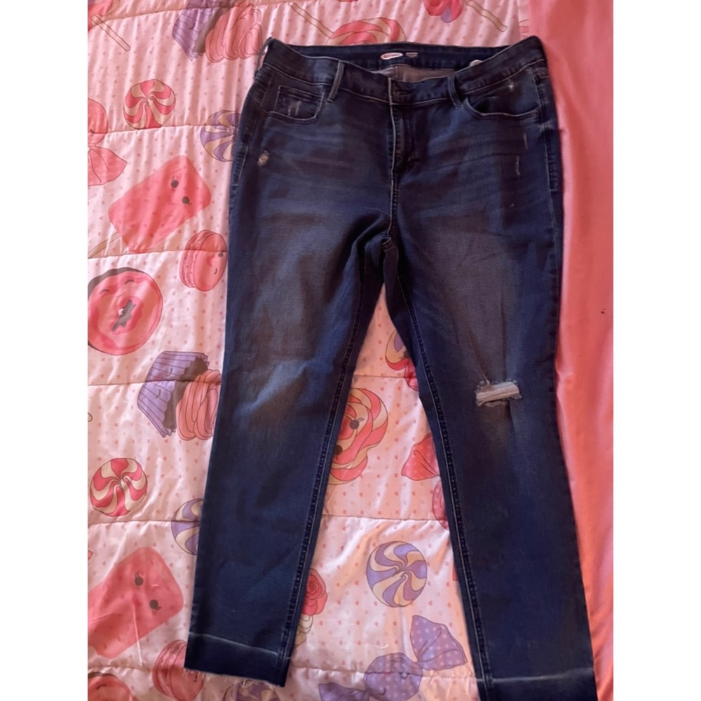 High waist Ankle Cut Jeans